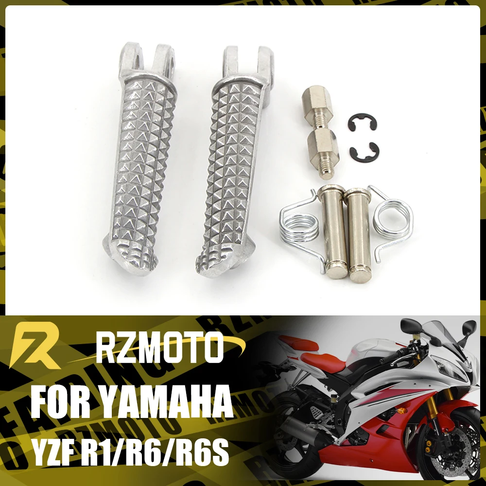 

Front Foot Rests Pedal Bracket Assembly Kit For YAMAHA YZF-R1 1998-2014 YZF-R6 1999-2012 YZF-R6S 03-08 Motorcycle Folding Parts