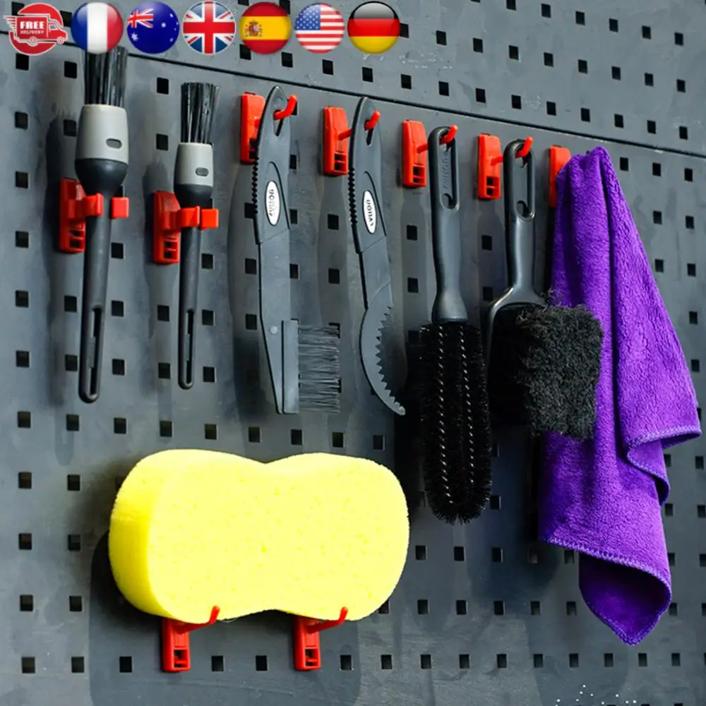 

8pcs Bike Cleaning Brush Set Bicycle Cleaning Brush Tool Bike Cleaning Kit for Mountain Road City BMX and Folding Bike