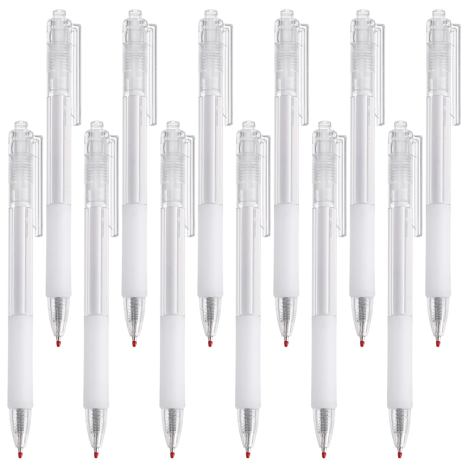 

12 Pcs Ballpoint Pen Press Gel Ink Pens School Stationery Office Supplies Sticky