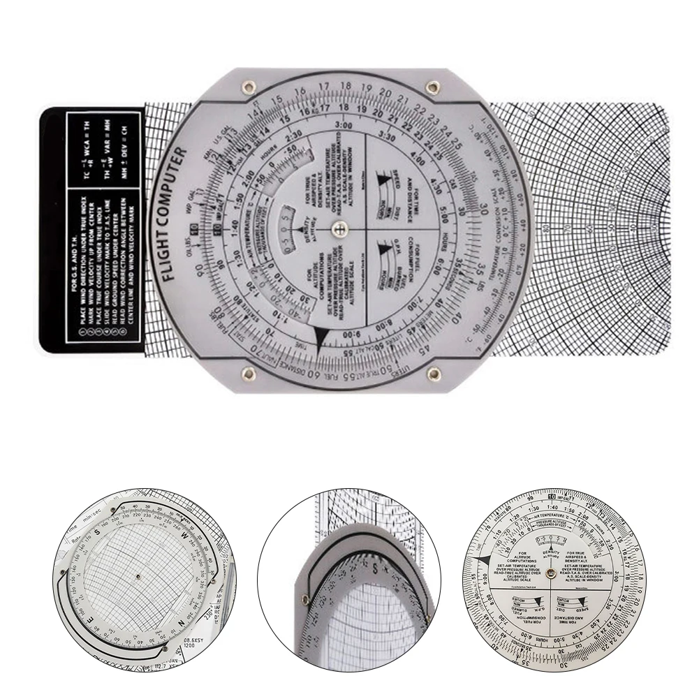 Aviation Ruler Aviation Plotter For Angle Calculations For Aviation Professionals Lightweight And Portable Precise Readings