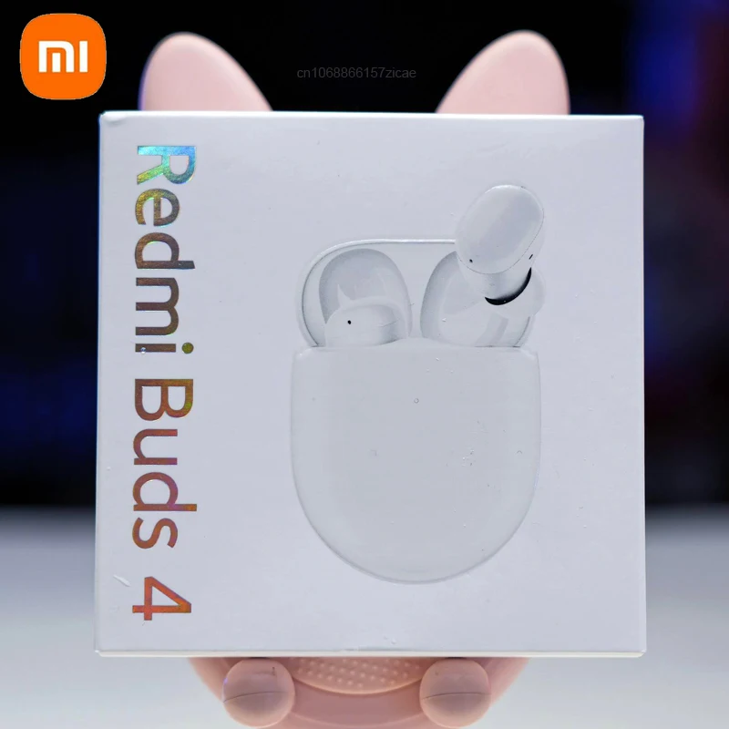 Наушники Xiaomi Redmi Buds 4 TWS, Bluetooth 5,2, 35 дБ, активное шумоподавление, 2 микрофона, беспроводные наушники, 3 срока службы батареи, IP54