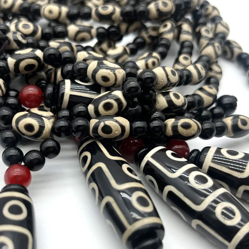 Wholesale Dzi Bead Agate Necklace Sweater Chain Bracelet Welfare Drainage Annual Meeting Gift Lottery