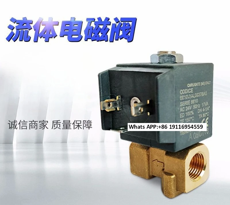 G1/4 control solenoid valve 6610VN40S37BA2 cutting machine solenoid valve AC24V * Brass * Thread