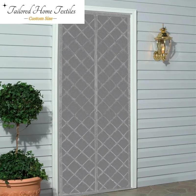 

Custom Size Magnetic Thermal Insulation Door Curtains for Wind and Rain Protection Easy Installation of Houses and Businesses