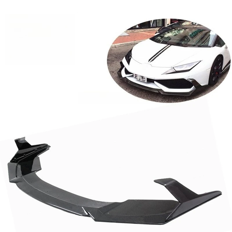 

Huracan LP610-4 Front Lip Aggressive Style Carbon Fiber Front Bumper Lip Spoiler for Huracan