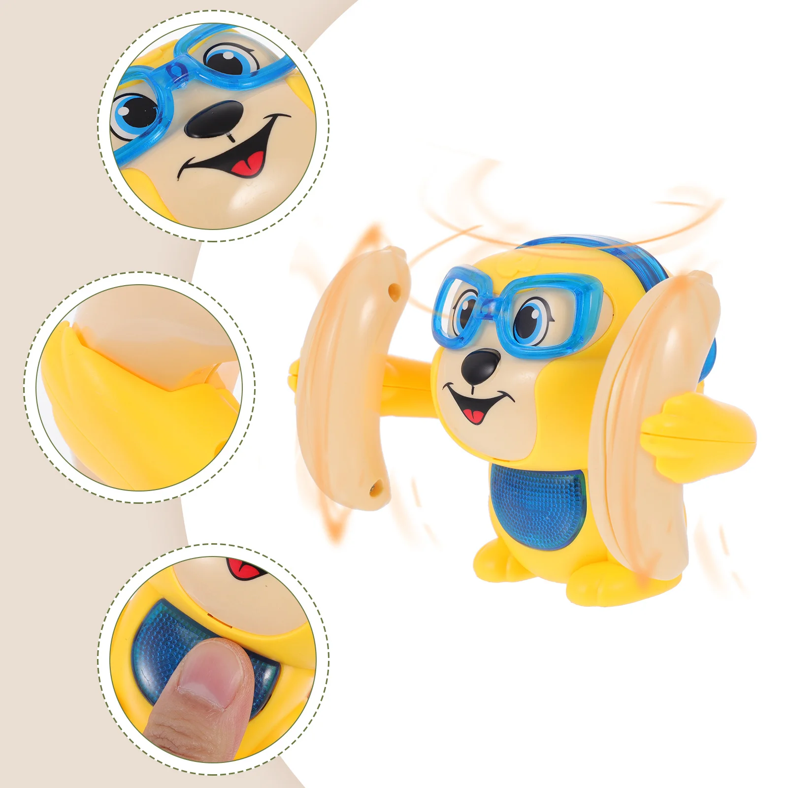 لعبة قرد كهربائية للتحكم في الصوت، لعبة موسيقى تعليمية ذات ألوان زاهية، لعبة تطوير الدماغ للأطفال #5