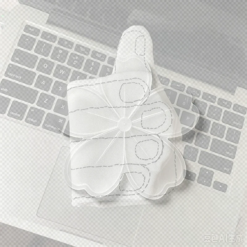 1Pcs Fun Thumbs Up M5 Hand Shaped Loose Leaf Notebook, Handmade Fabric Notebook, Funny Student Diary Notebook