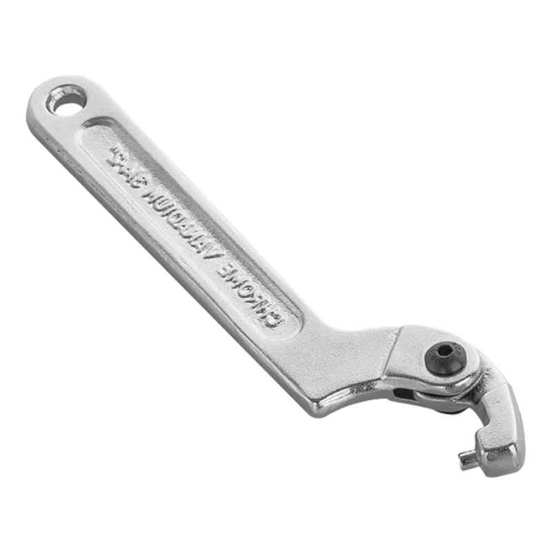 Adjustable Hook Wrench 19-51mm/32-76mm/51-121mm/115m-170mm C Hook Wrench Stainless Steel Hook Wrench Joint Hook Wrench