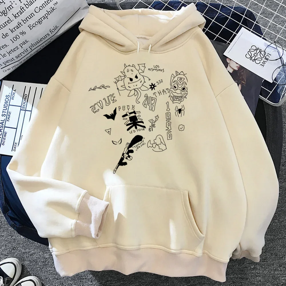 For the autumn of 2025, men's Duki anime printed comfortable and fashionable sweatshirt, streetwear, sporty style top