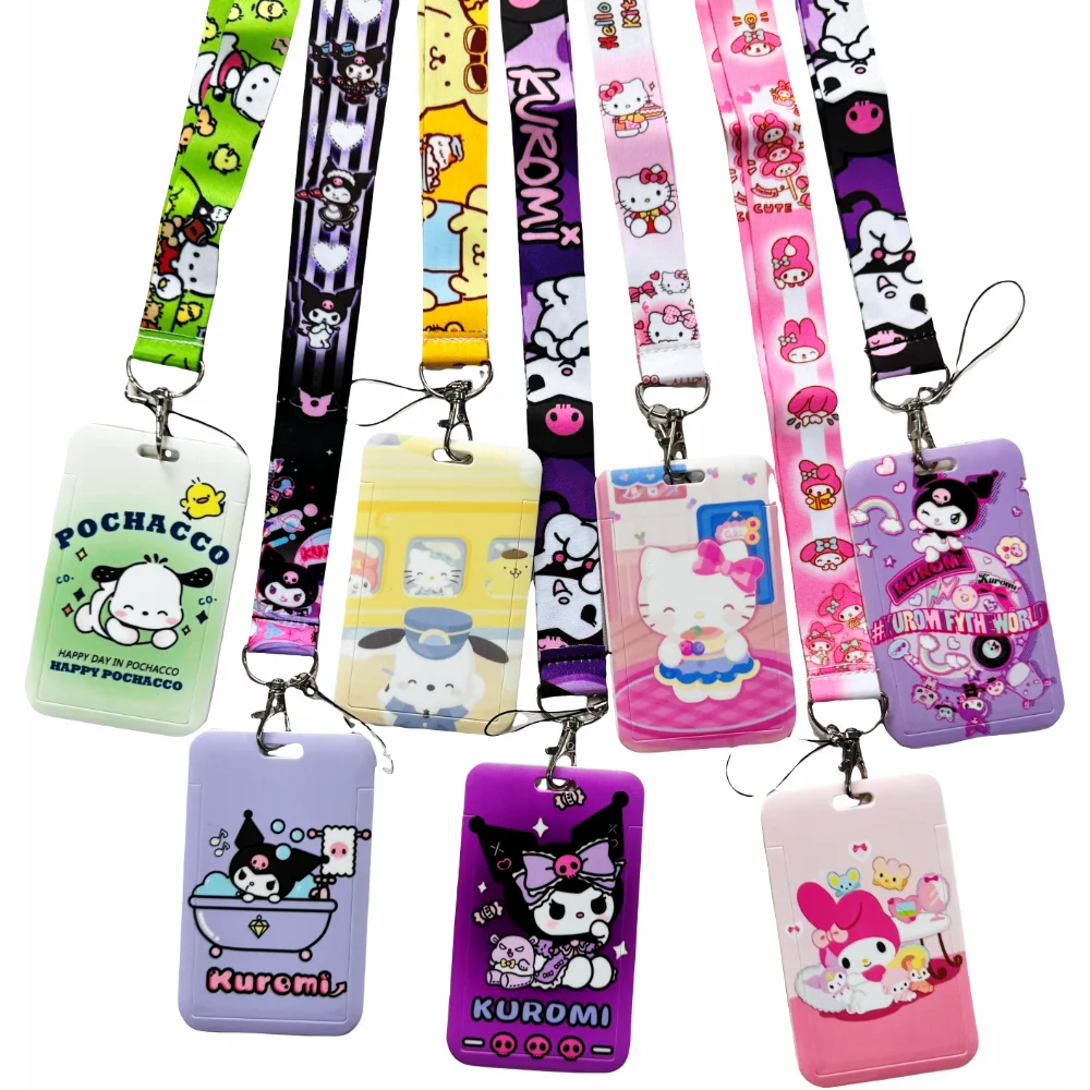 Wholesale Anime Movie  Lanyard For Keys Chain Credit Card Cover Pass Mobile Phone Charm Straps ID Badge Holder Key Accessories