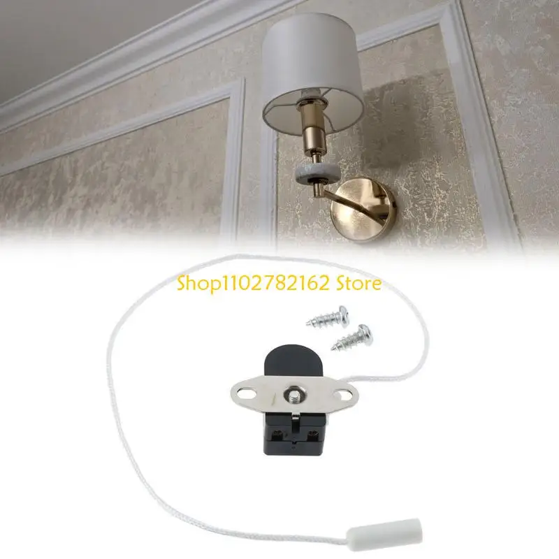 547B Single Poles Pull Cord Switches Ceiling Fan Light Switches For Home Office Lighting Fixtures