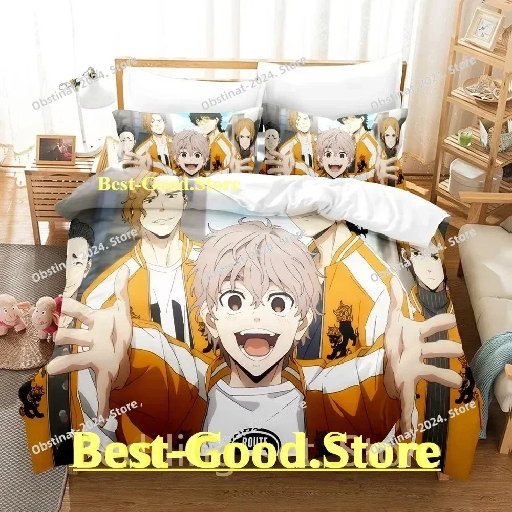 Fashion Anime WIND BREAKER Bedding Set Printed Bed Set With Pillowcase Bed Duvet Cover Soft Single Double Queen Super King Size