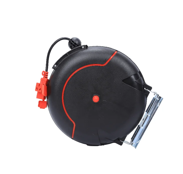 Retractable Car Detailing Wash 5 Styles Compressed Air Water Cable High Pressure Wall Mounted Garden Hose Reel Any Length Lock view 2