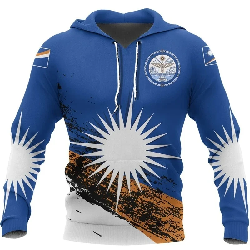 

New Spring and Autumn Men's Fashion Hoodie with Croatian Flag Emblem 3D Printed Hoodie Neutral Street Casual Sweatshirt K0091