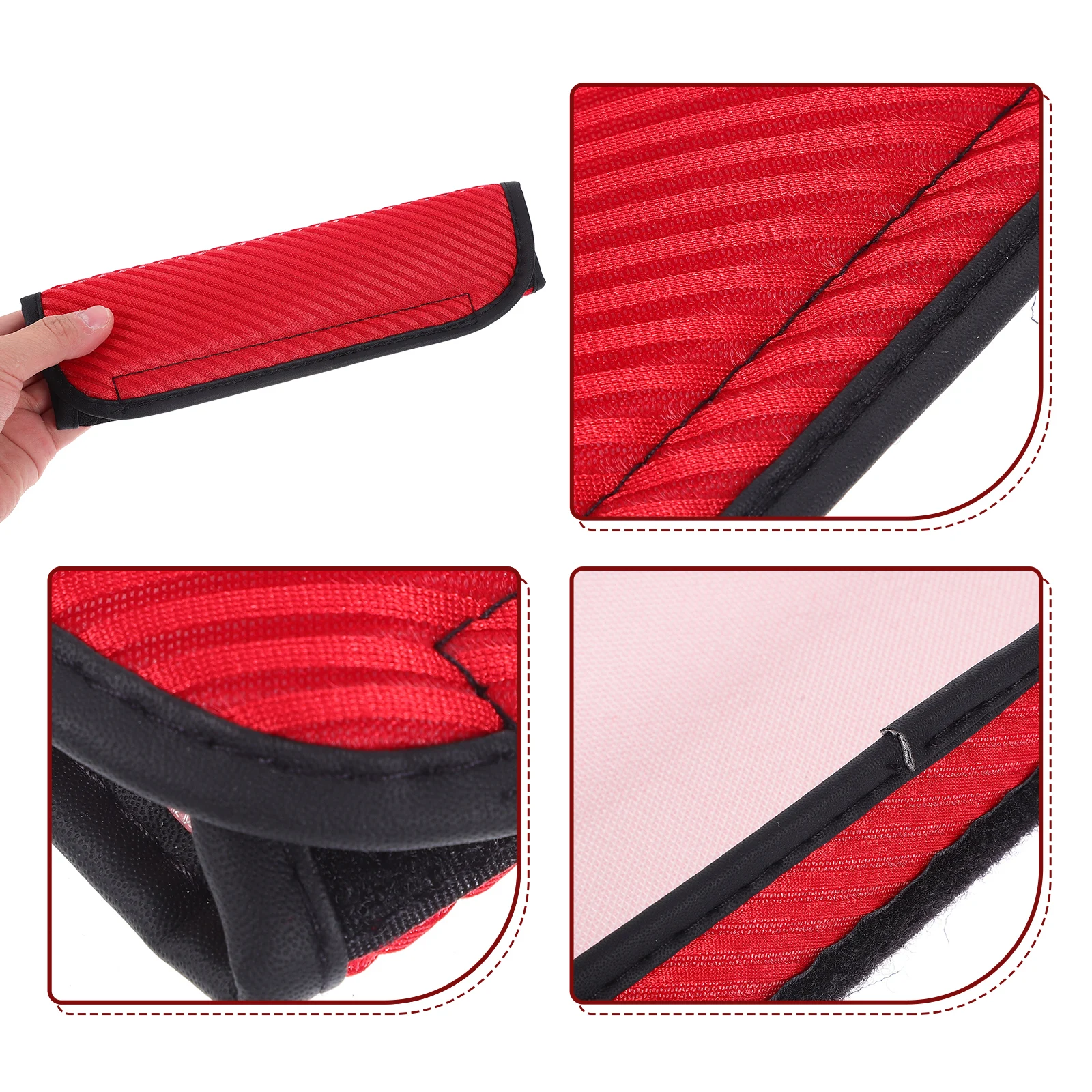 

2pcs Shoulder Pad Soft Seat Strap Cushion Neck Protector Easy Installation Car Accessories For Women Car