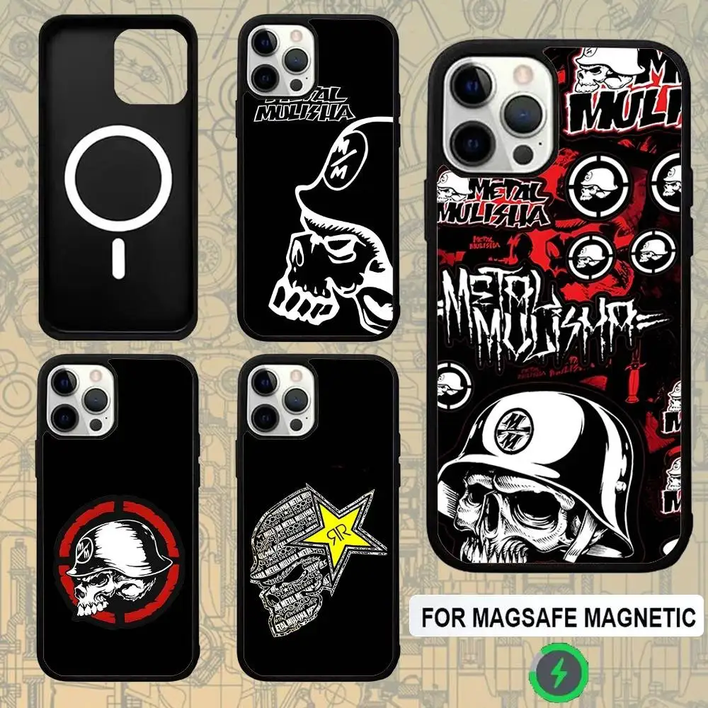 

Metal Mulisha Motocross For Magsafe Wireless Charger Case For iPhone 15,16,17,13,14,11,12,Pro,Max,Plus,E,Air,Mini Cover