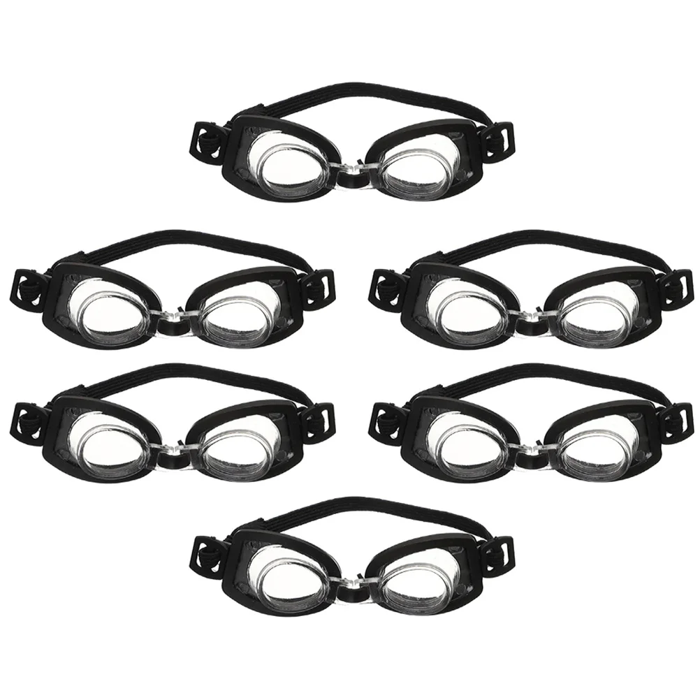 Mini gafas para bebé, accesorios para gafas, gafas ligeras de plástico a la moda, utilería ideal para proyectos, 6 uds.