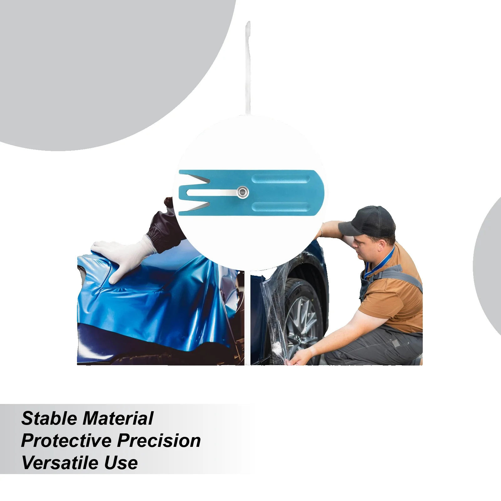 

Резак для автомобильной пленки, аксессуары для автомобильной упаковки, эргономичный гаджет для резки автомобильной пленки для мастерской, гаража, дома, на открытом воздухе, в помещении