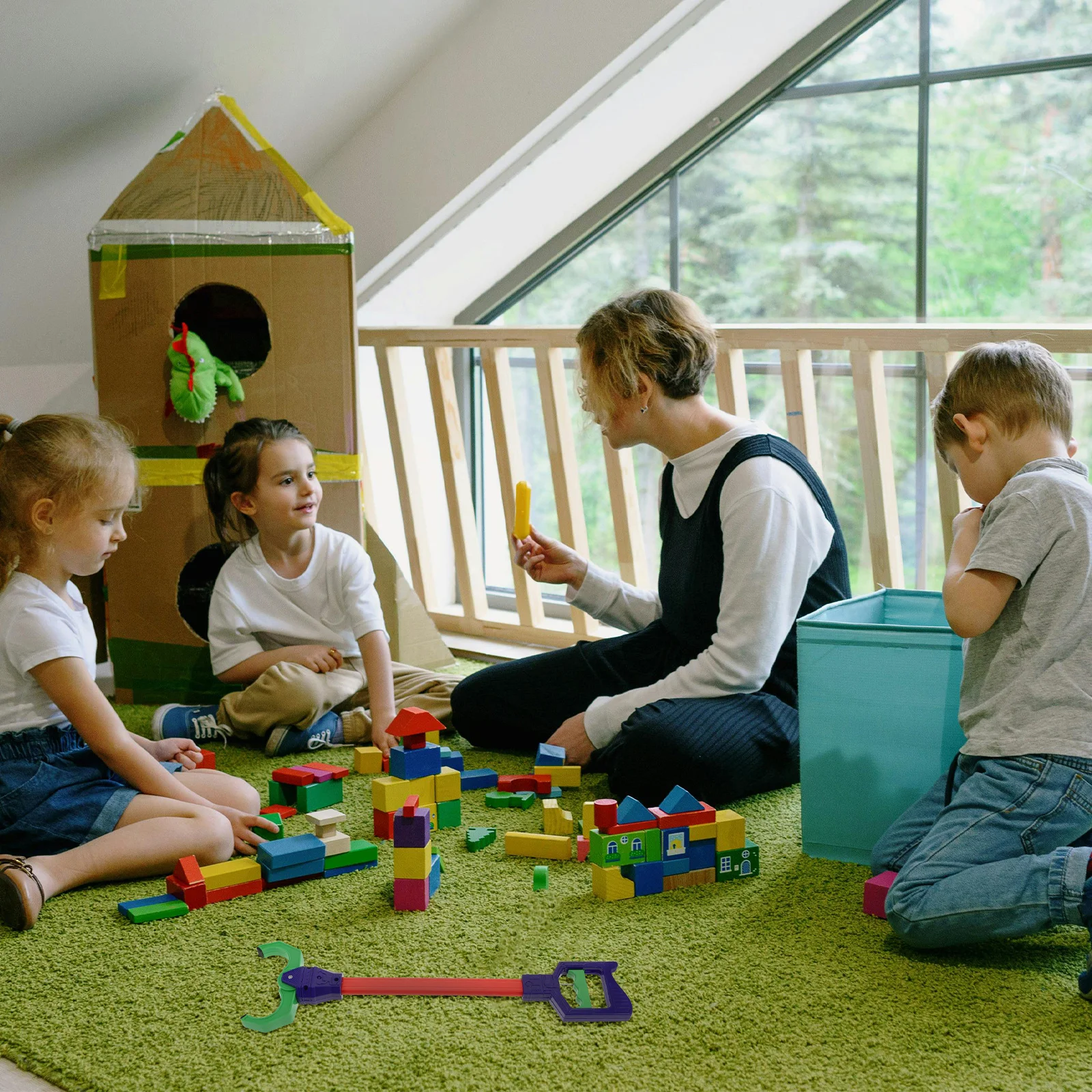 Claws Grabber Kids Large Mechanical Arm Grabber Tool for Parent Child Interaction Eye Hand Coordination Pinch Pinch Play