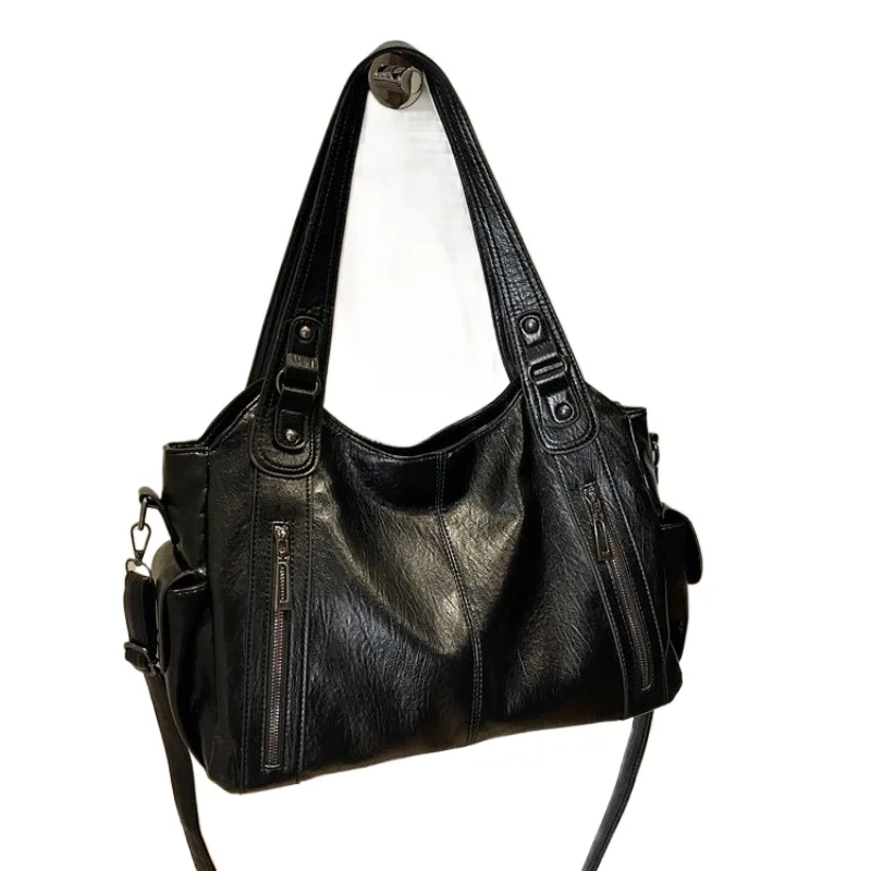 

Женская сумка-тоут большой вместимости, осень-зима, можно перекрестить новые ретро-универсальные сумки высокого качества и высокого уровня внешнего вида