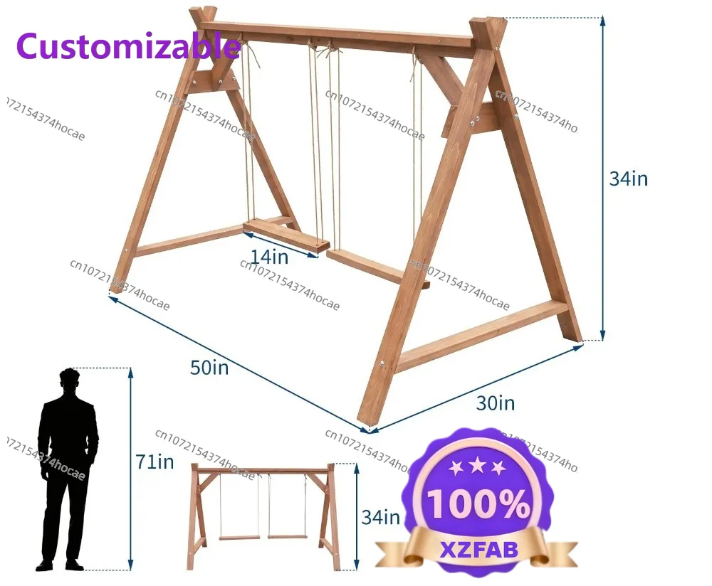 Factory Direct 2026 Top Set di Barre per il Riposo dei Polli, Posatoio in Legno con Altalena per Accessori del Pollaio da Giardi