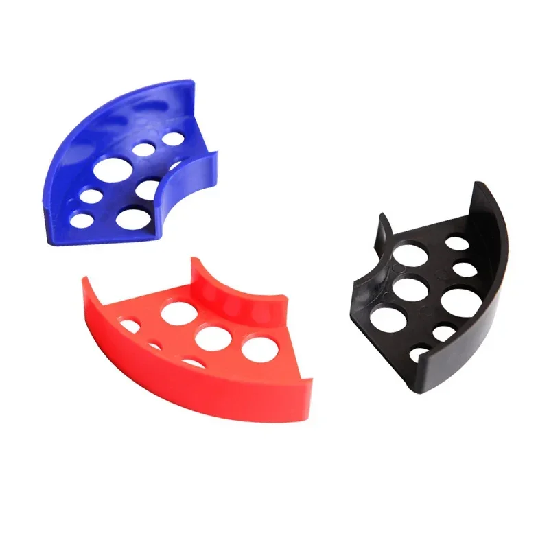 

Подстаканник для чернил для татуировок с 8 отверстиями, Держатель контейнера, пластиковый Веерообразный пористый карбоновый порошок, держатель пигмента