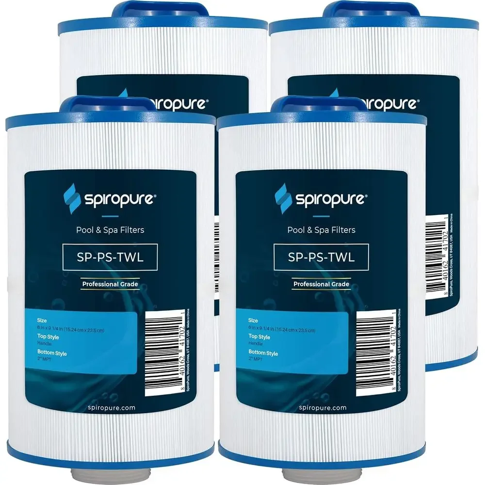 

Hot Tub Spa Pool Replacement Cartridge Filter, Pack of 4