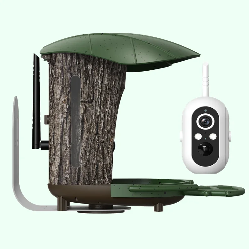 Smart AI Recognition Bird Feeder With Camera Outside Bird House With 4G WIFI Video Camera Bird Feeder