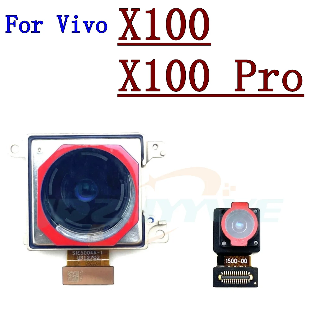 Front Rear Camera Module For Vivo X100 Pro X100Pro Backside View Wide Main Back Camera Flex Cable Repair Spare Parts