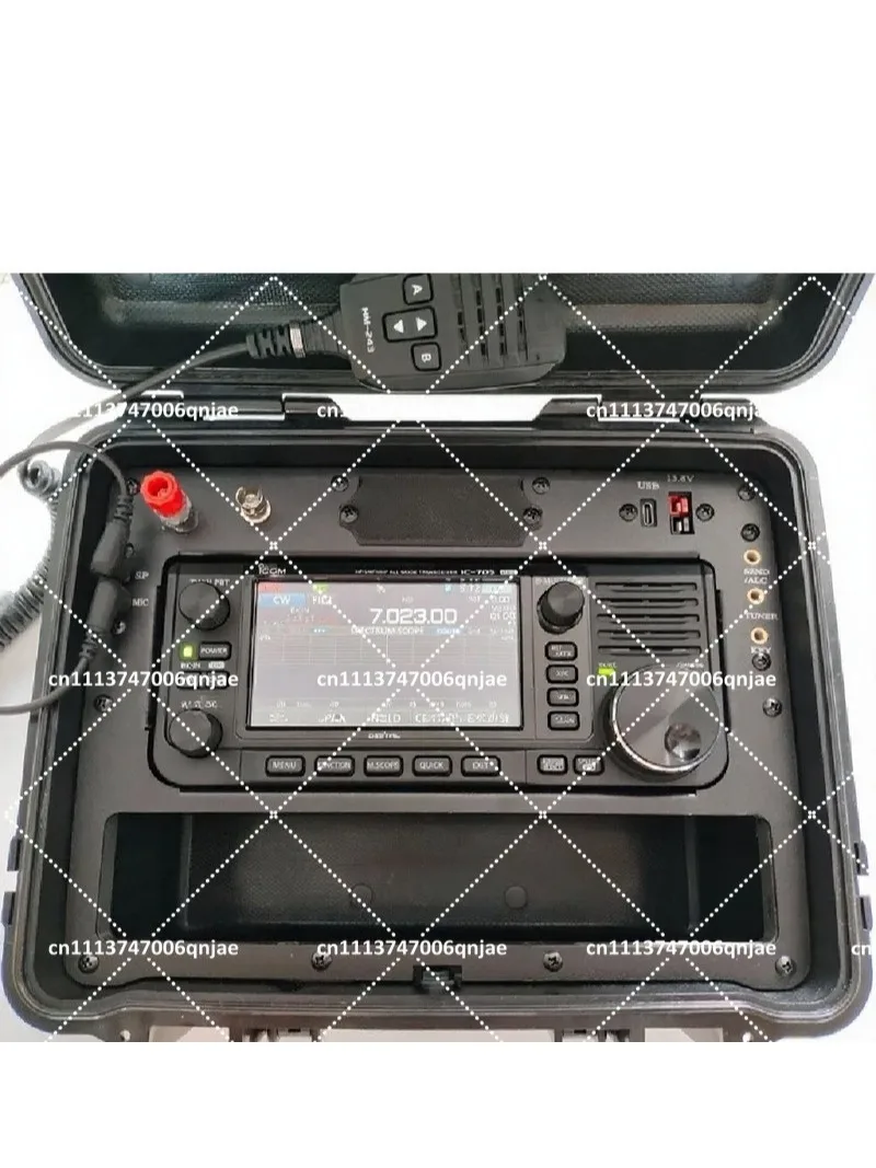 Outdoor Survival Shortwave Radio Box, Emergency Communication Device with Waterproof Box and Metal Panel - view 2