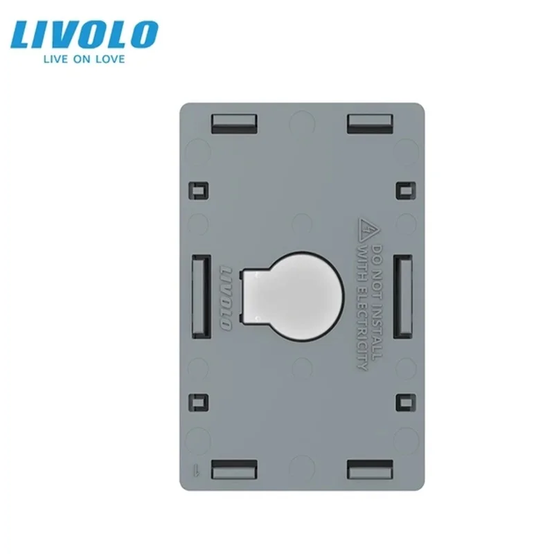 Livolo Base 1 Gang 2 Ways Switch Module for US Standard Panels,AC 110-250V,Wall Light Switch Touch Screen Control