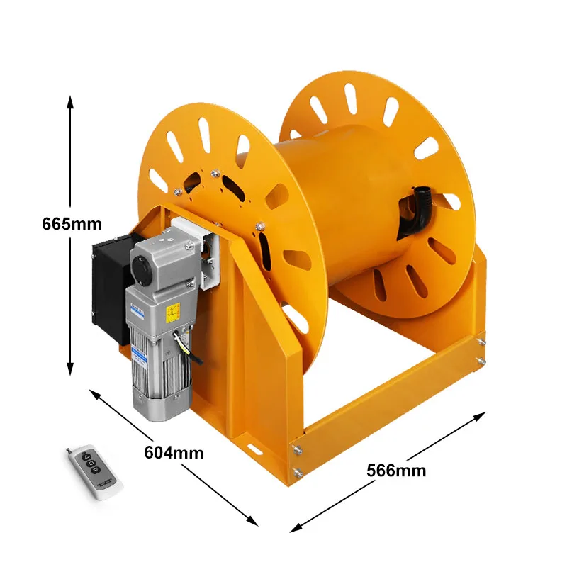 Electric 1.5 Inch Yellow Carbon Steel Automatic Fuel Hose Reel Standard Oil Equipment Zhejiang 1 Year Warranty