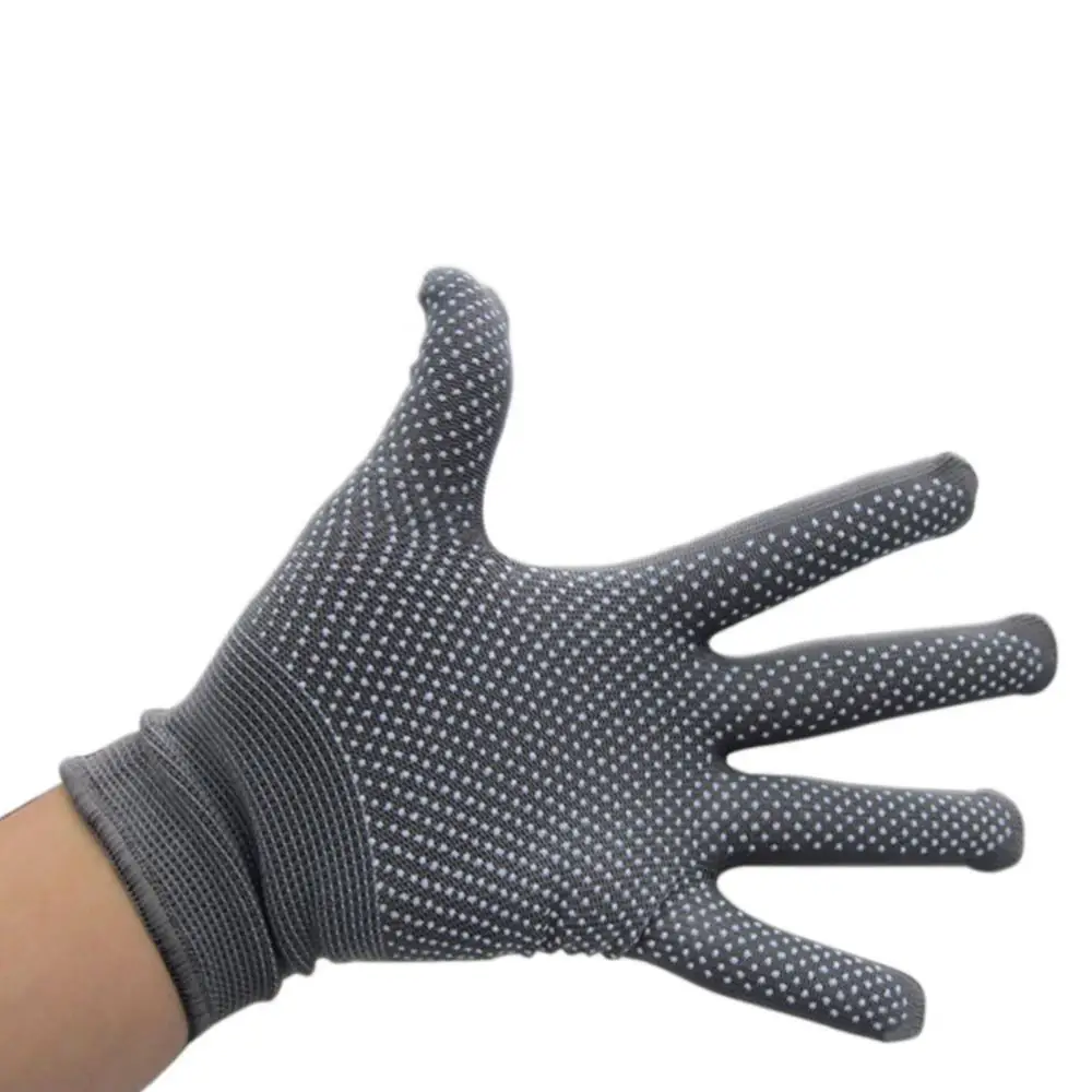 Full Finger Cycling Gloves Breathable Anti-skid Silicone Particles Climbing Nylon Gloves Thin Camping Hiking Motorcycle Gloves