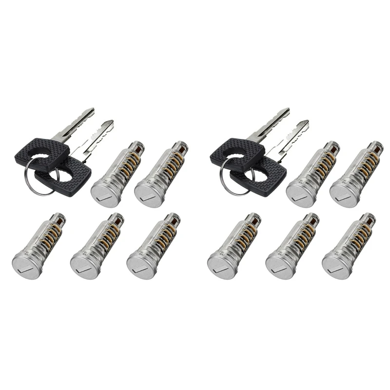 

6707600205 10 Pcs Door Lock Barrels With 4 Same Keys For LT Mercedes Sprinter Vito W638 Any Door Brand New