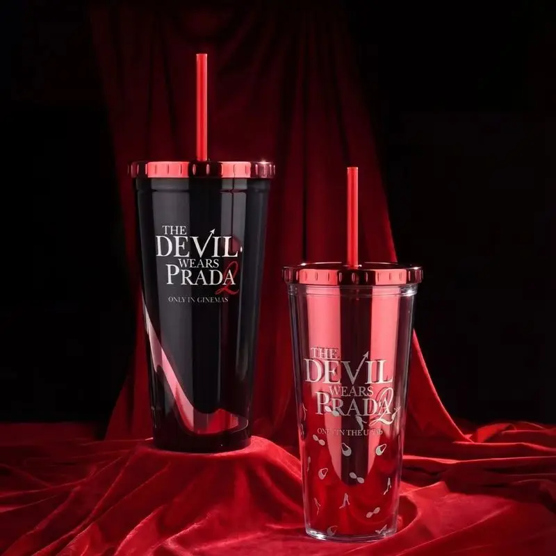 

In Stock Mtime Popcorn Bucket Insulated Tumbler The Devil Wears High Heels 2 Movie Peripheral For Home Cinema Fashion Fan