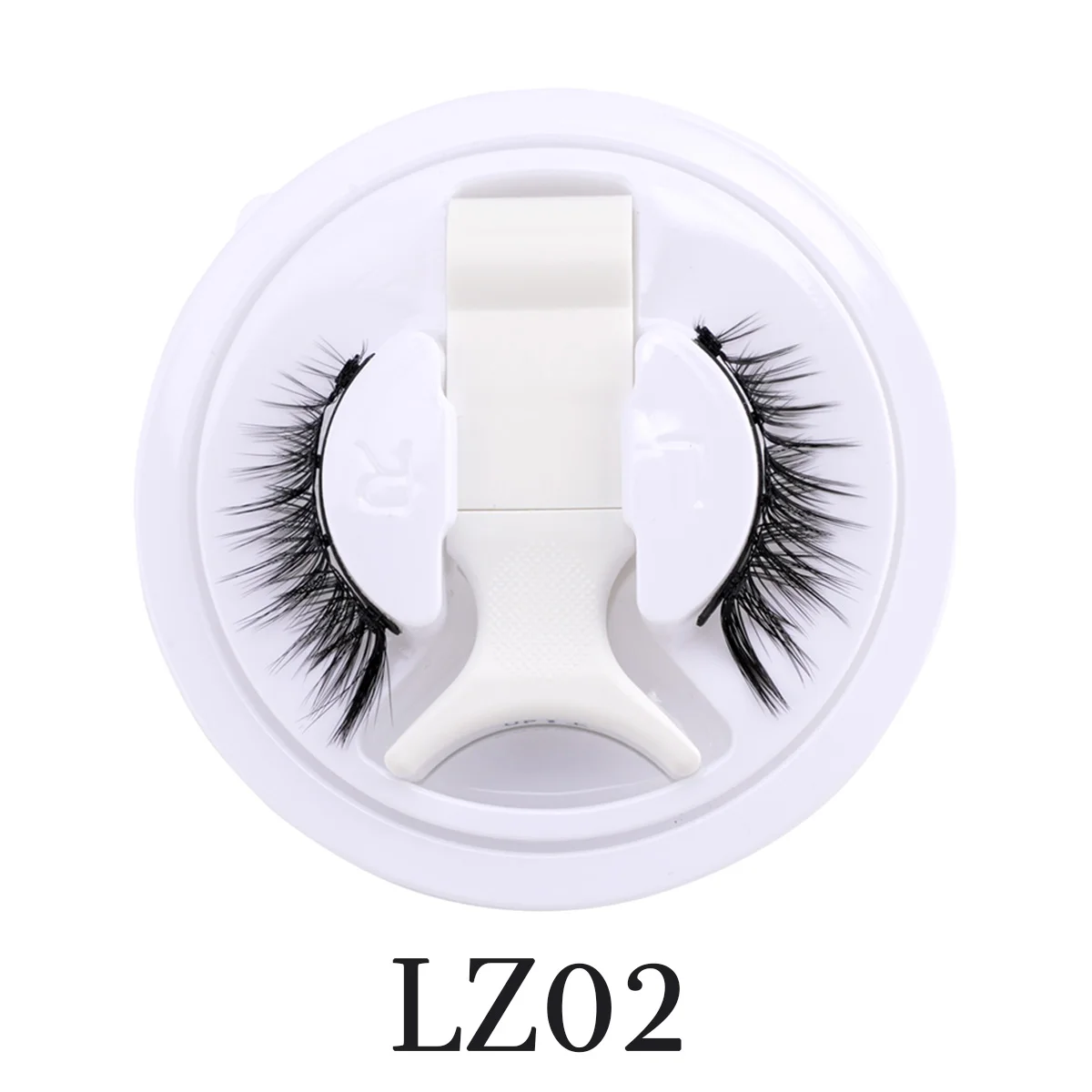 2 Pairs Magnetic Eyelash Natural Look Fluffy False Eyelashes Reusable Magnetic Eyelash Set with Applicator No Glue Need Makeup