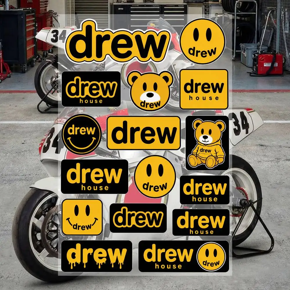D-RE-W Aesthetic Graffiti Stickers Waterproof PVC Decals for Car Motorcycle Skateboard Helmet Notebook