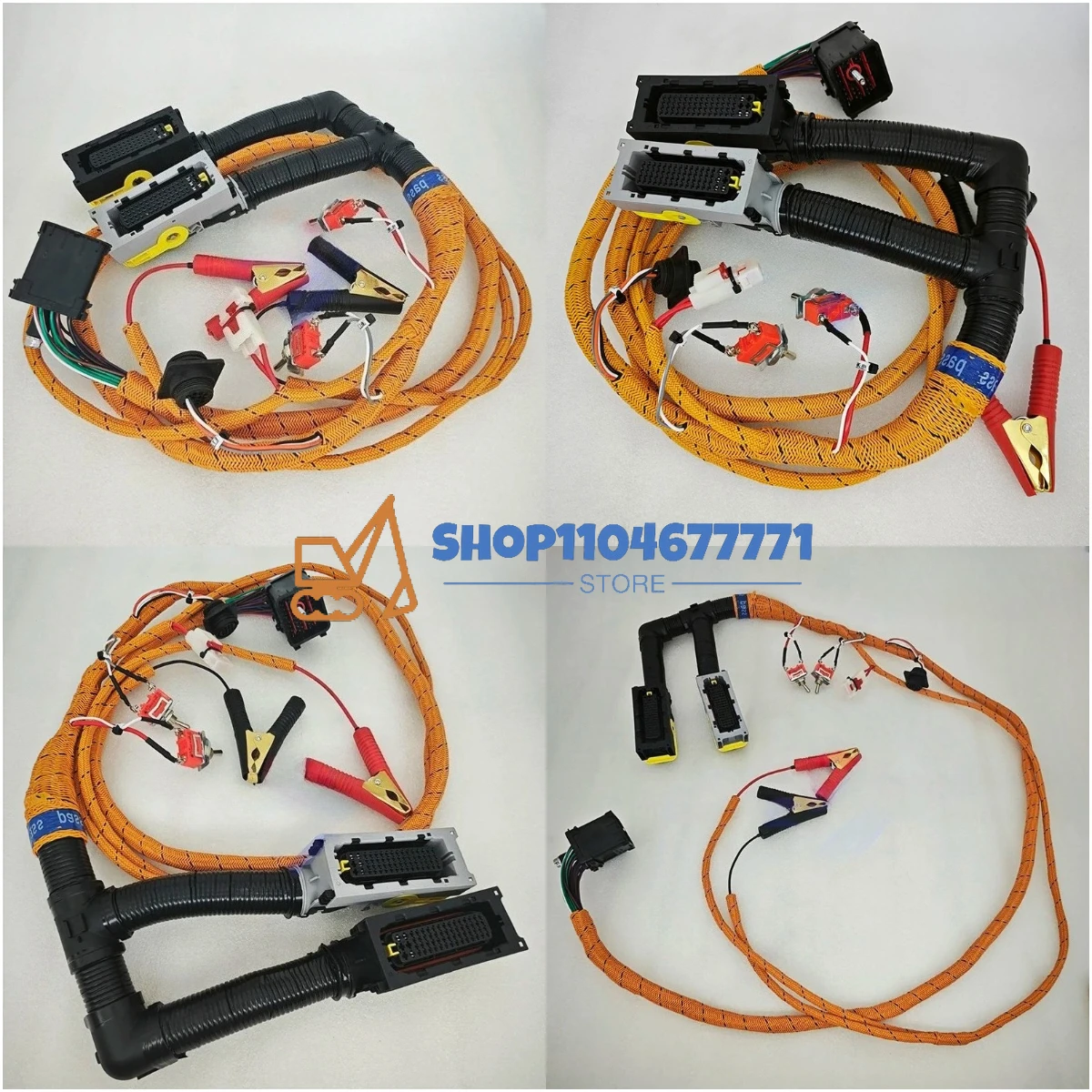 High Quality Excavator Diagnostic Cable Engine D6E D7E Comprehensive Test Wiring Harness Brand New