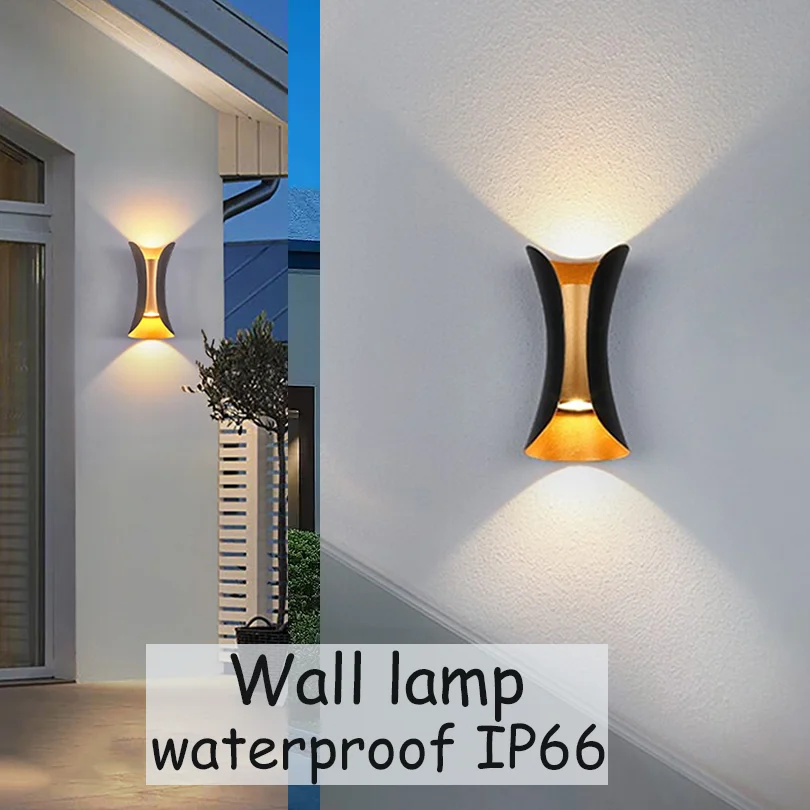 

LED Wall Light Outdoor Waterproof IP66 Porch Garden Motion Sensor Wall Lamp Indoor Bedside Decoration Lighting Lamp