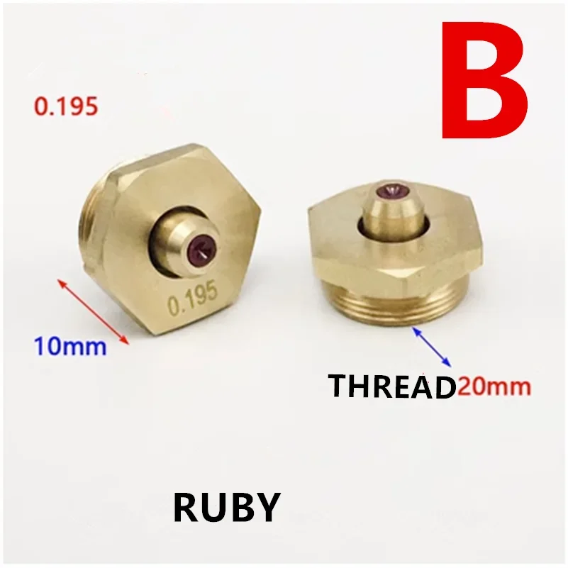 

CNC Wire Cutting Machine Parts Wirecut Wire Running Ruby Nozzle Water SPRAY Faucet 0.192/0.195 THREAD 20MM