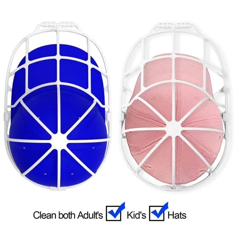 1pcs Multifunctional Baseball Cap Washer Fit Hat Washer Frame PP Washing Cage Double-deck Hat Cleaners Protector