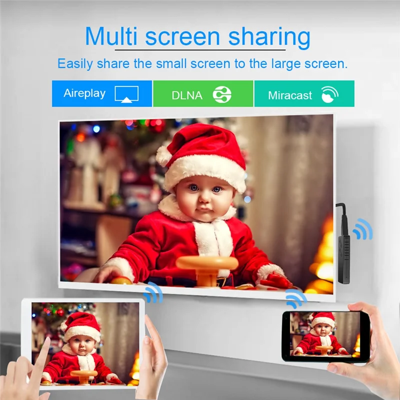 FORW-Smart TV Stick TV Box Android10 ATV H313 Dual 2,4G/5G Wifi soporte 4K Video Mini TV Box reproductor portátil 2G + 16G