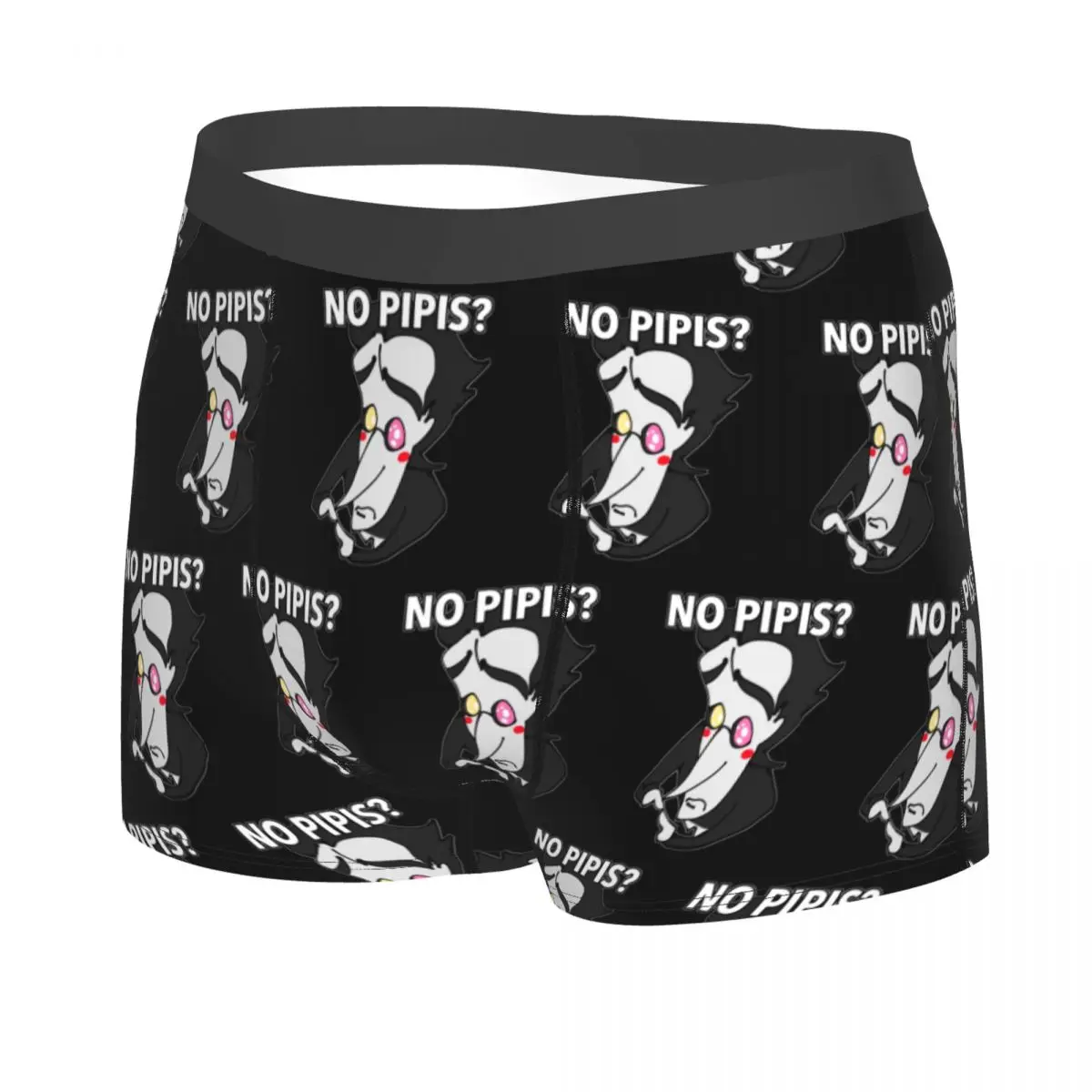 Deltarune Spamton Undertale Men's Boxer Briefs,Highly Breathable Underpants,Top Quality 3D Print Shorts Birthday Gifts