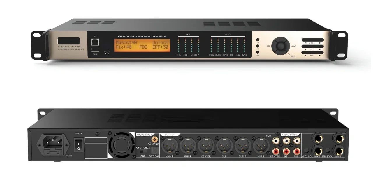 ตัวประมวลผลเสียงดิจิตอลอัตโนมัติพร้อม USB สำหรับการจัดการลำโพง DSP สำหรับระบบควบคุมลำโพง