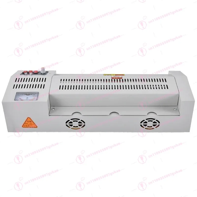 

320A1 Level Adjustable Temperature Metal Laminator Hot and Cold A3 Photo A4 Laminating Machine for Office/Home 4 Rollers 320mm