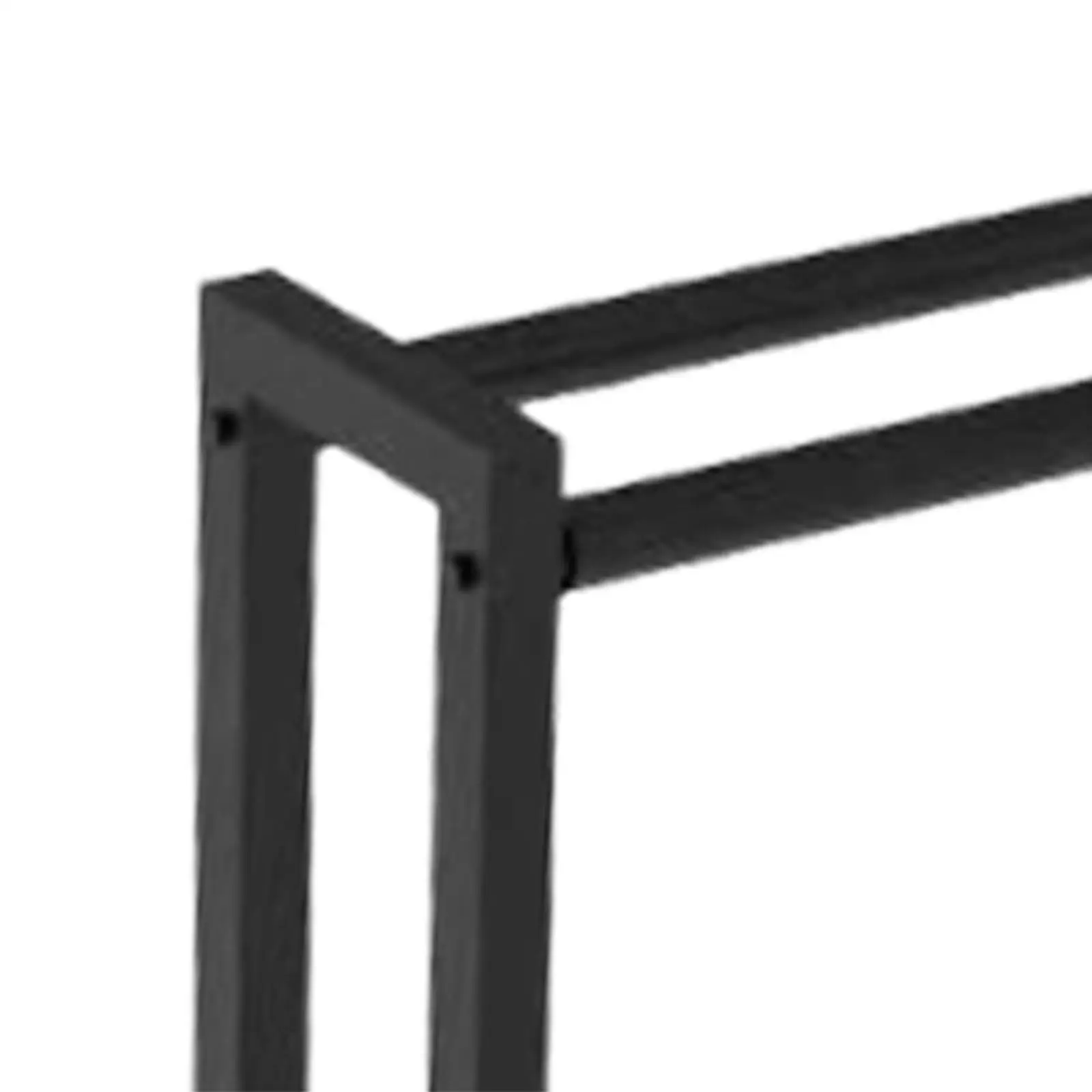 Rack de armazenamento de raquete de badminton, organizador armazenável, suporte de exibição de raquete de tênis para campo, estádio, jardim, escola, preto