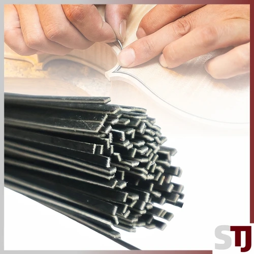 30/100 Uds. Violín de madera de arce purfling negro blanco tiras de madera negra viola violonchelo incrustación tiras de Purfling herramientas Luthier