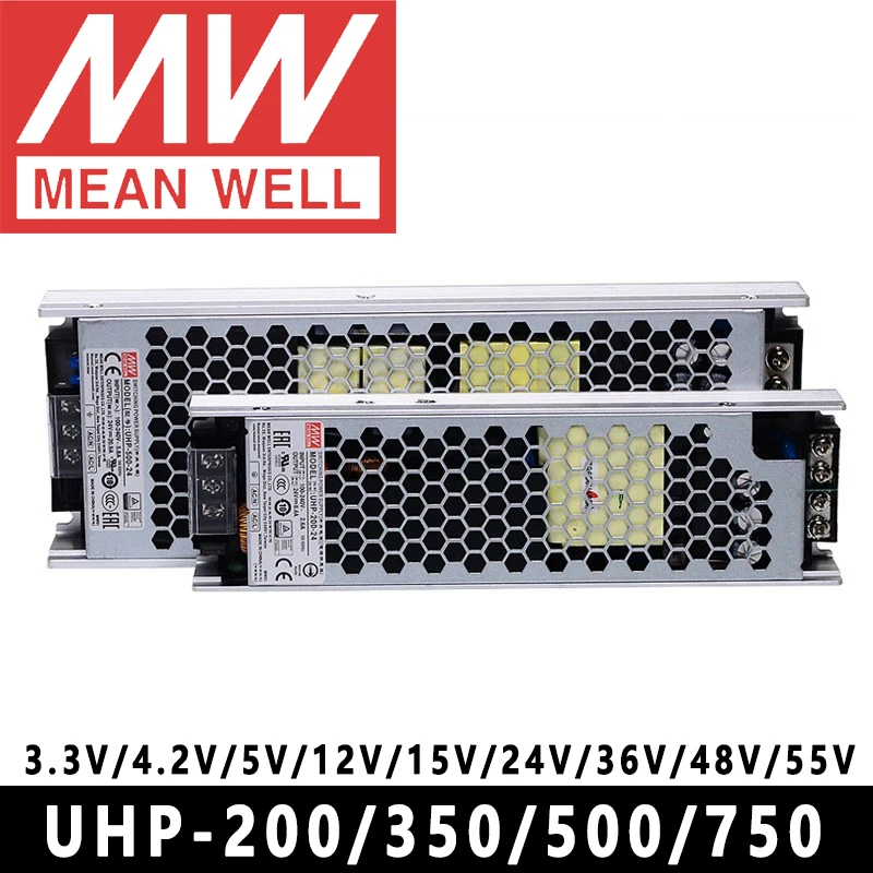 Mean Well UHP-500 Series 500W Led display Power Supply Meanwell UHP-500R-4.2V/5V/12V/15V/24V/36V/48V/55V PFC/Redundant function