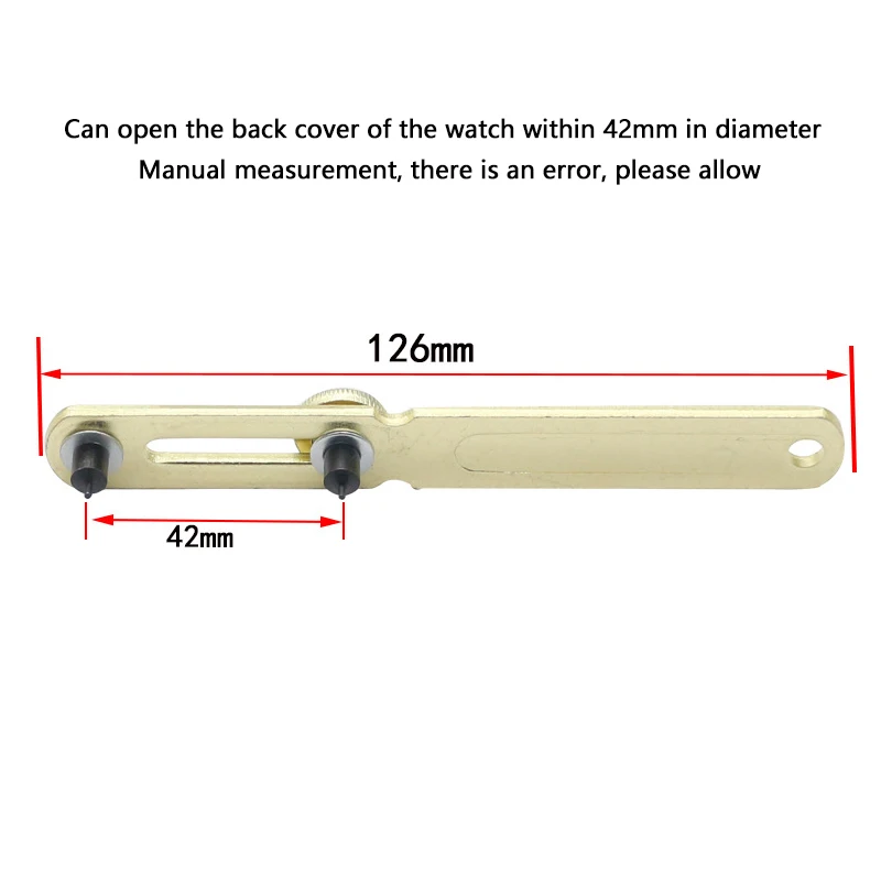 Uhrenwerkzeuge Uhr Einstellbarer Öffner Zurück Gehäuse Drücken Näher Entferner Reparatur Uhrmacherwerkzeug