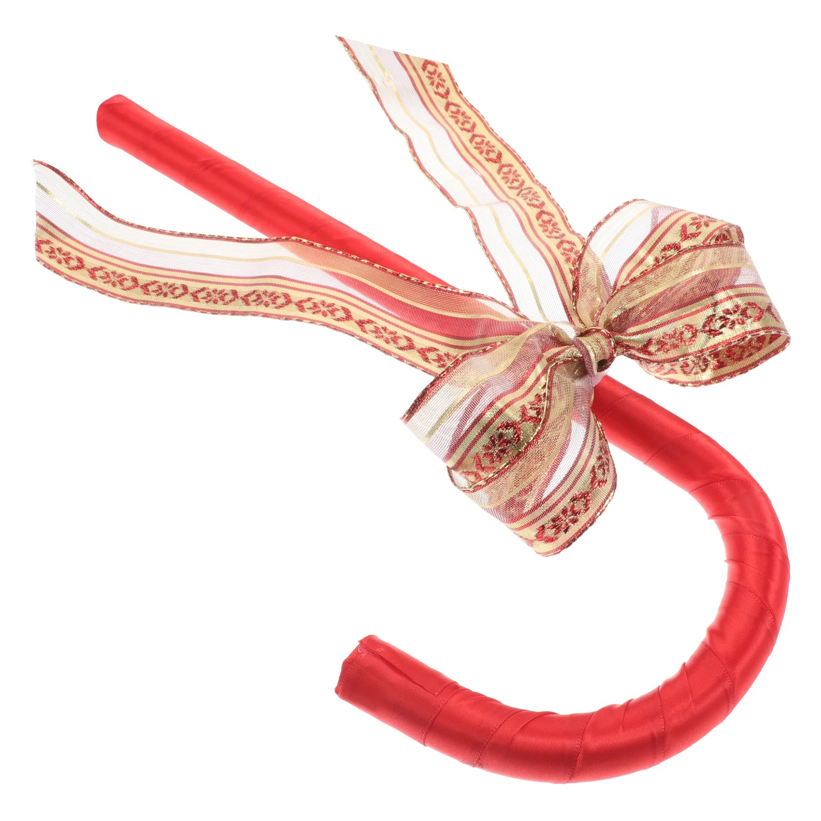 Noeud Costume canne rouge princesse jeu de rôle fantaisie bâton de marche noël saint valentin fête décoration accessoire danse baguette enfants semblant